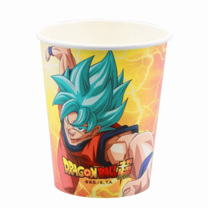 8 copos de Dragon Ball