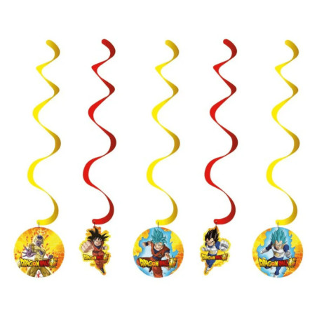 5 luzes pendentes de dragon ball