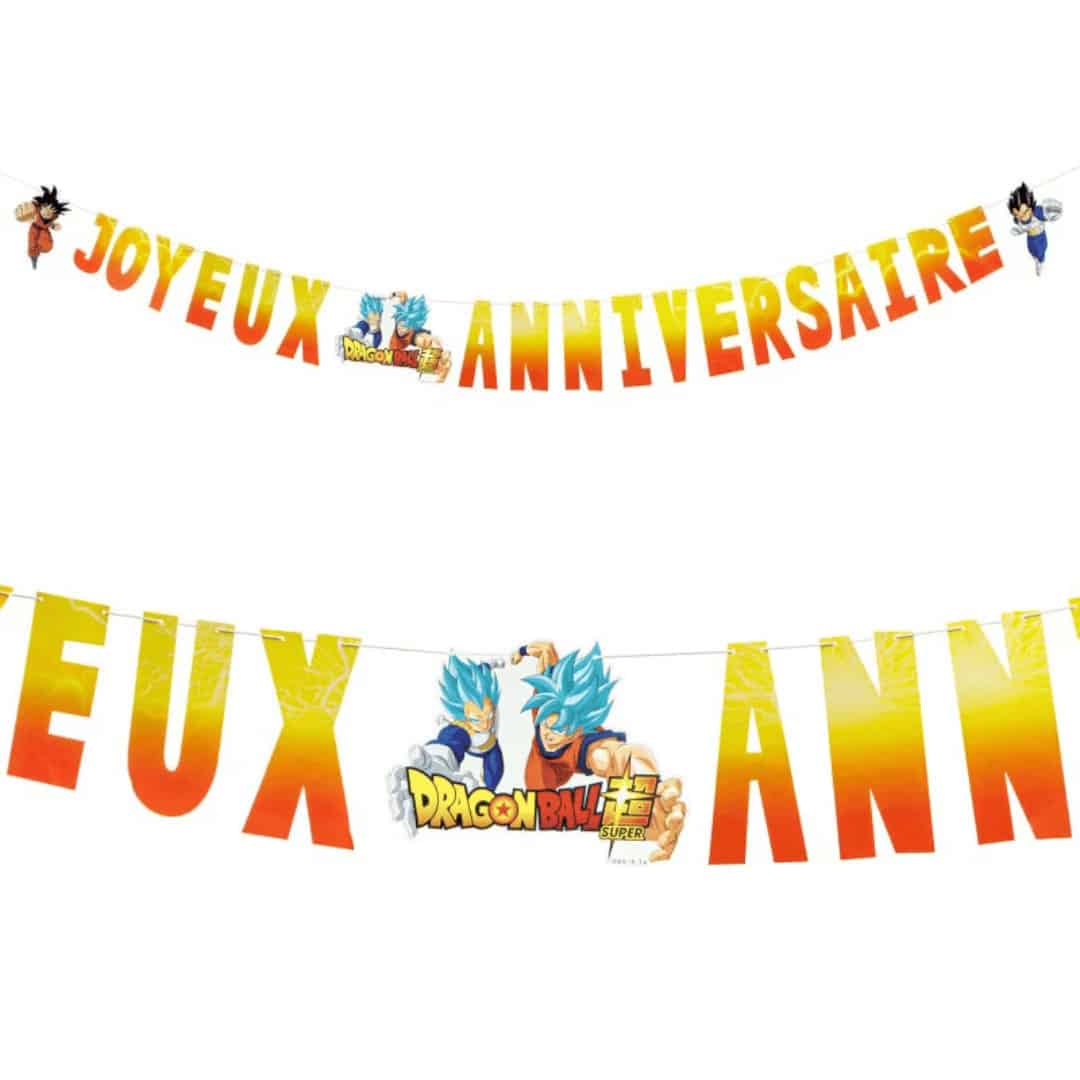 Guirlanda de aniversário de Dragon Ball