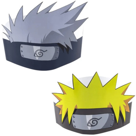 Cocar e peruca de Naruto