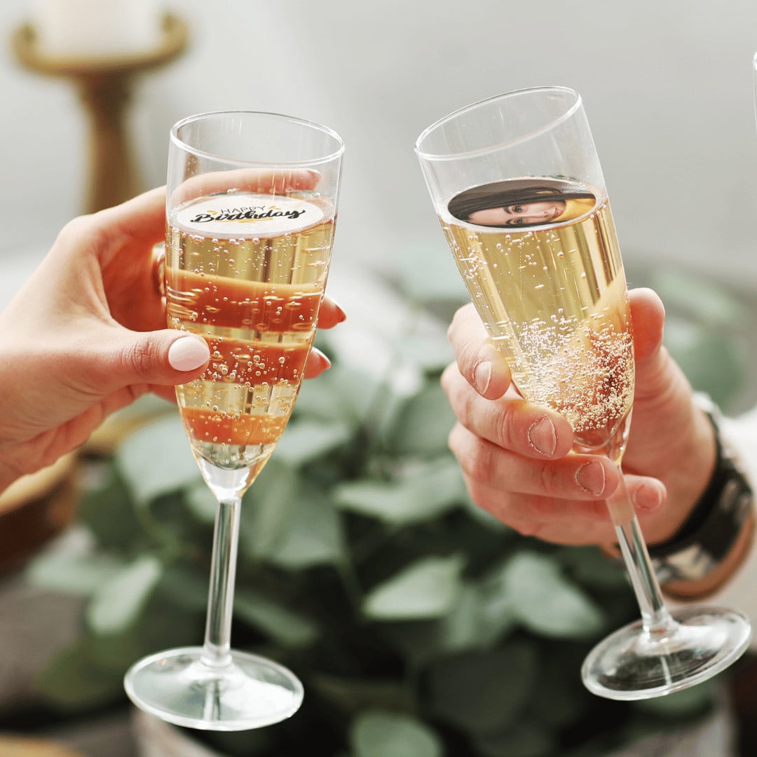15 Discos de 5cm personalizáveis para bebidas
