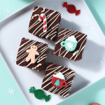 decorações em doces de Natal