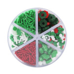 6 cavidades de polvilho de Natal