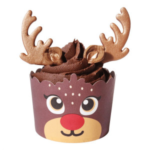 Kit de cupcake de rena de Natal