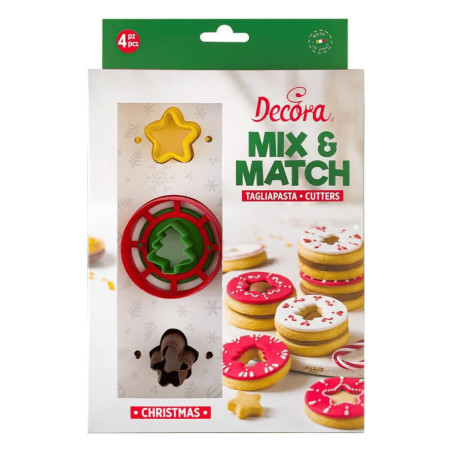 Kit de biscoitos amanteigados de Natal
