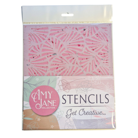 Estêncil FOLHA SweetStamp Shell