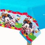 Toalha de mesa plástica de aniversário do Mickey