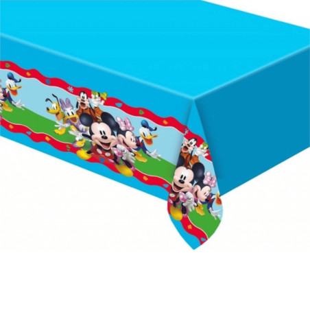 Toalha de mesa de aniversário do Mickey