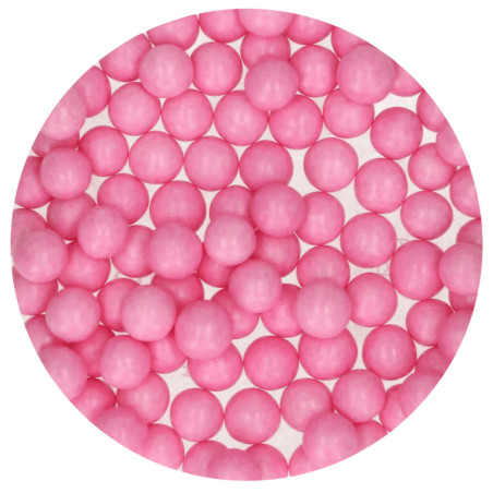 Funcakes pérola de açúcar rosa 10mm