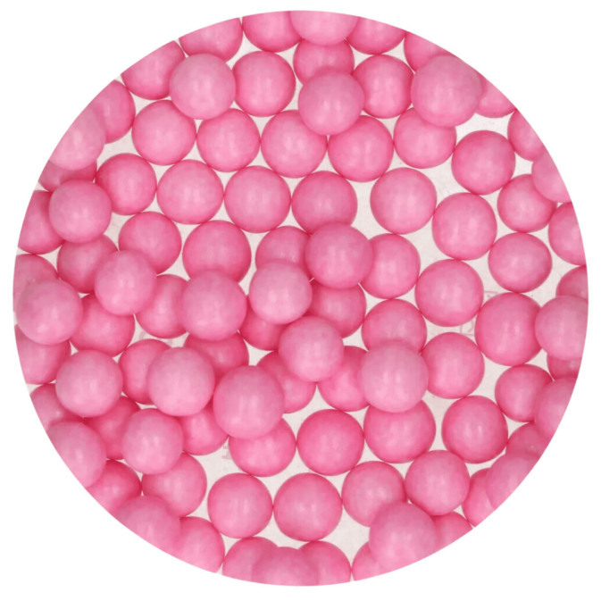 Funcakes pérola de açúcar rosa 10mm