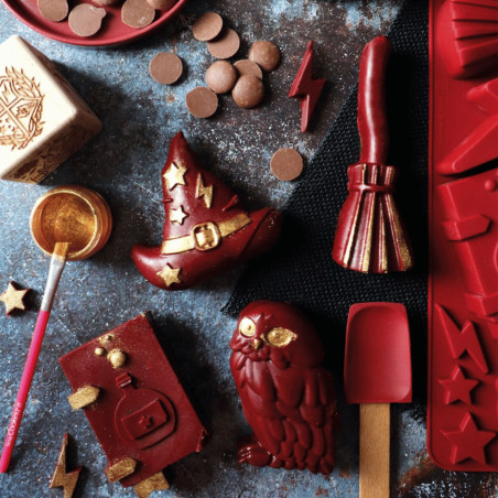 chocolates com molde de silicone mágico