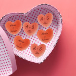 Doces de coração personalizados para o Dia dos Namorados