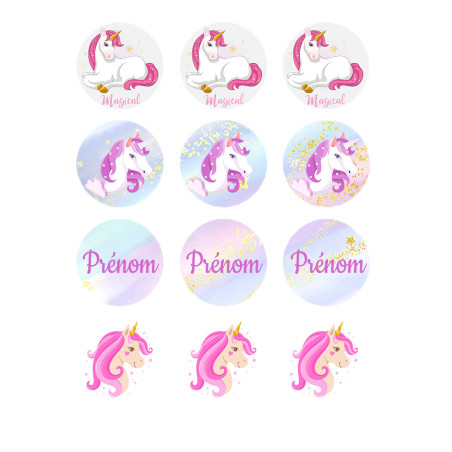 Decoração de cupcake de unicórnio a preços baixos