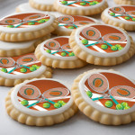 Decoração de bolo tênis