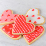 biscoitos de coração