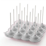 Forma redonda para cake pop com palitos