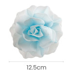 Flor gigante de bolacha azul tamanho Dekora