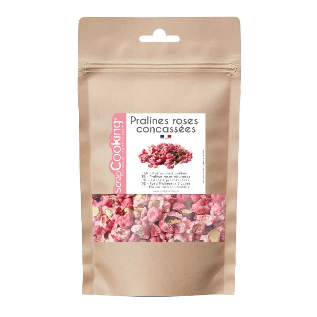 Bombons rosa esmagados | Ingredientes e materiais de panificação