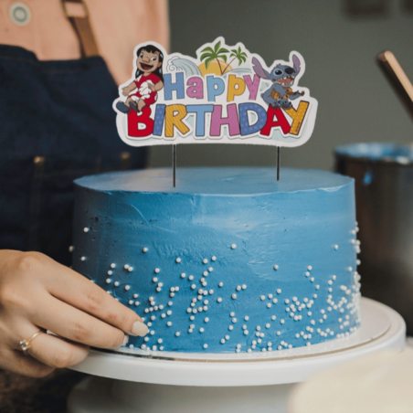 Bolo de aniversário de ponto