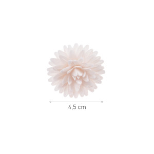 12 pompons de hóstia branca