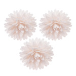 12 pompons de hóstia branca