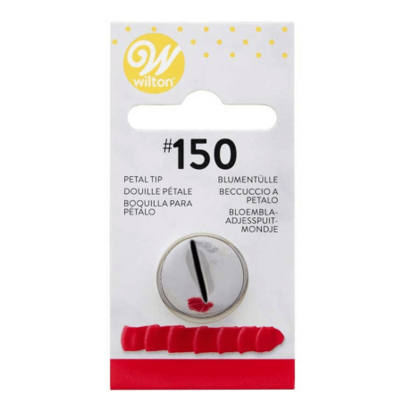 Embalagem de bico de pétala de cravo Wilton 150