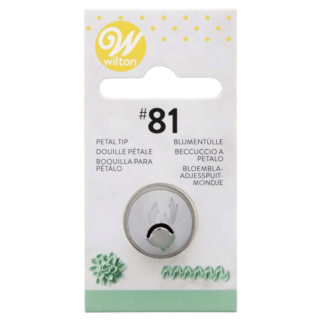 Bico de pétala nº 81 embalagem Wilton