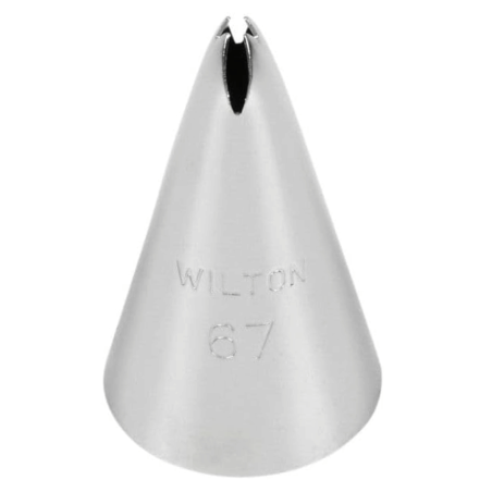 Bico de aço inoxidável Wilton nº 67