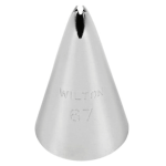 Bico de aço inoxidável Wilton nº 67