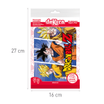 Tamanho da folha de açúcar Dragon BallZ