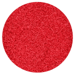 Aletria de açúcar vermelho