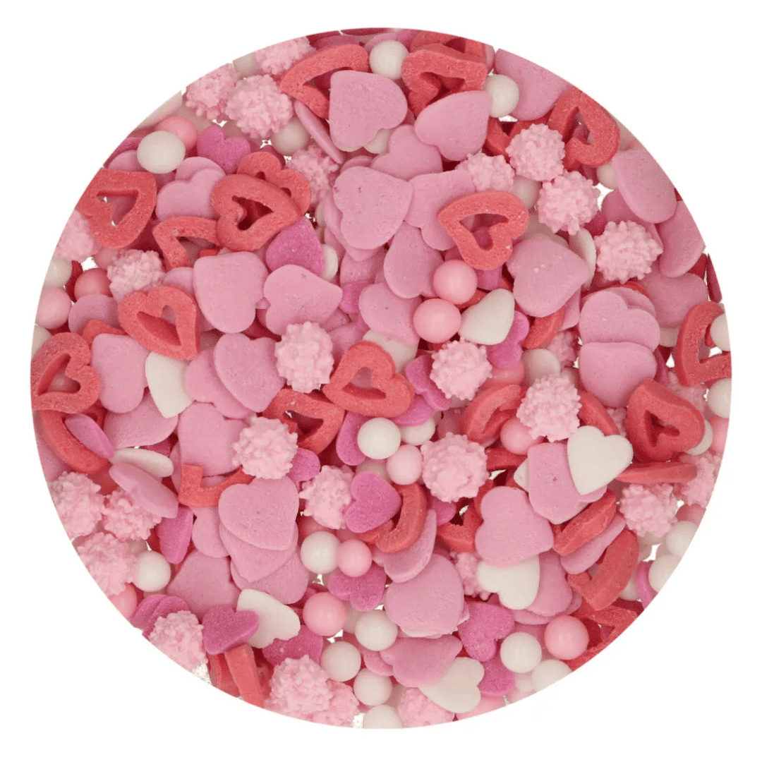 Misture granulado rosa amour