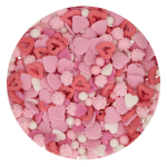 Misture granulado rosa amour