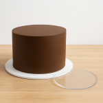 Disco de ganache acrílico em conjunto de 2 - tamanho de sua escolha