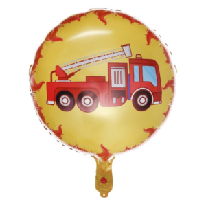 Balão metalizado de bombeiro com 45 cm de diâmetro