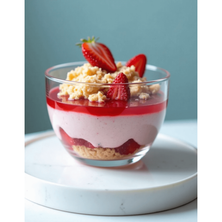 Purê de frutas com morango e ravifruta