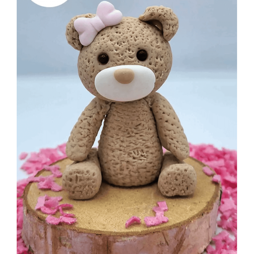 Molde para modelar urso em pasta de açúcar | Material de design de bolo