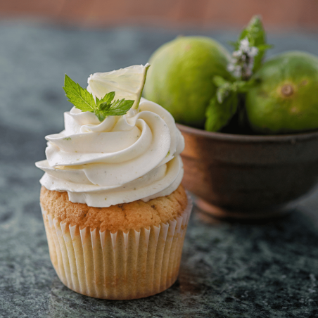 cupcake verde limão
