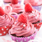 cupcake sabor framboesa