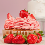 cupcake sabor morango