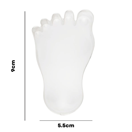 Cortador de biscoitos pés de bebê tamanho 9 cm