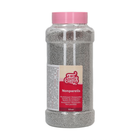 Mini pérolas de açúcar de prata 1 mm - 800 gr