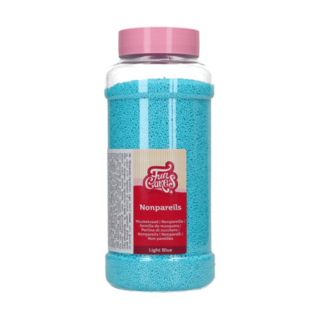 pote de Mini Pérolas de Açúcar Azul 1 mm - 800 gr