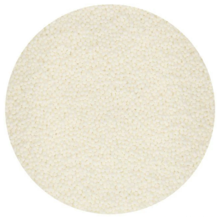 Mini pérolas de açúcar branco 1 mm - 800 gr