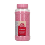 pote Mini Pérolas de Açúcar Rosa 1 mm - 800 gr