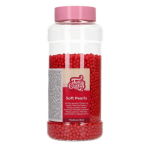 pote de pérolas de açúcar vermelho 5 mm - 500 gr