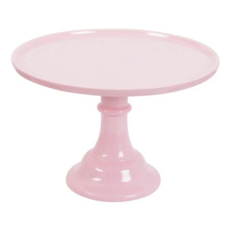 suporte para bolo rosa