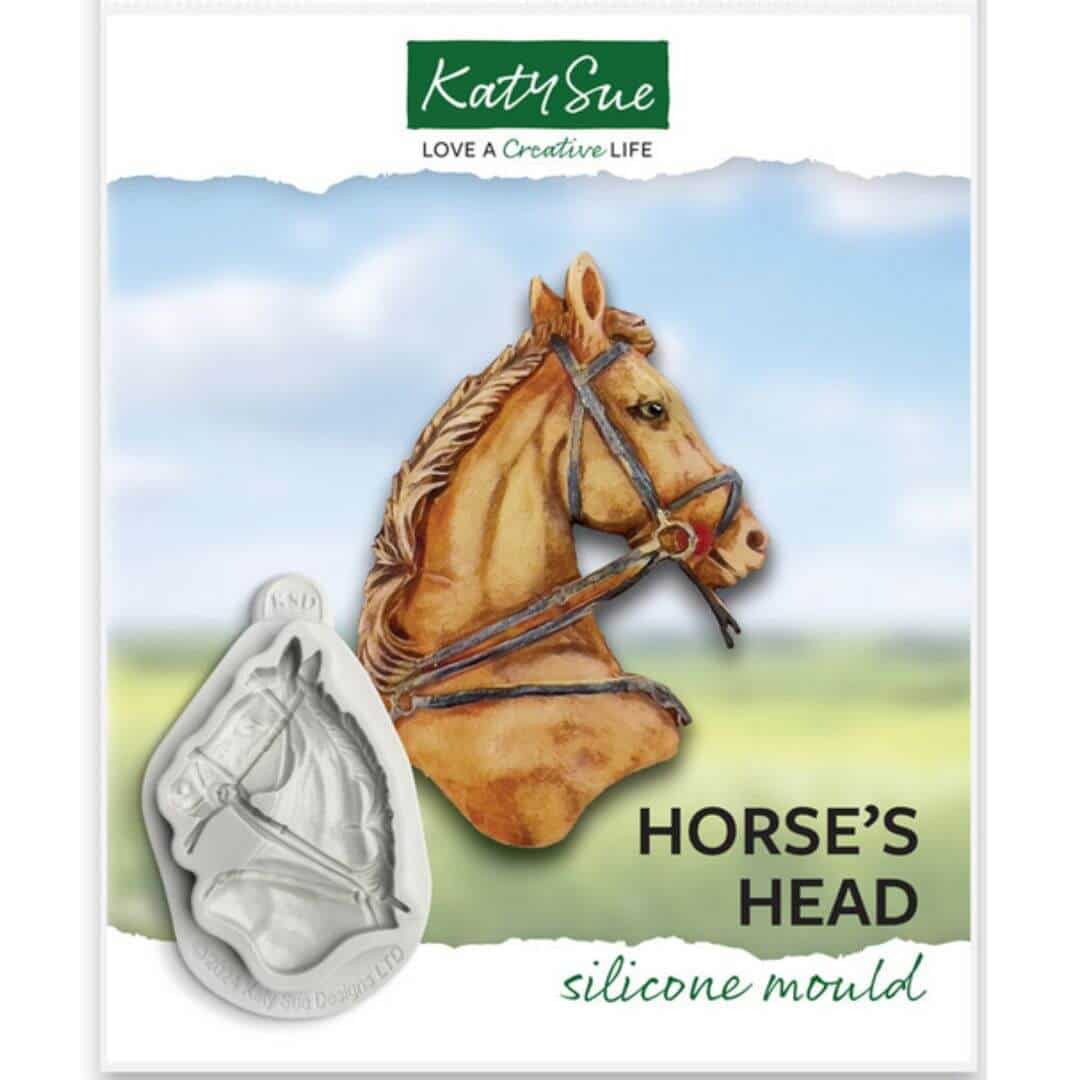 Katy processa molde de silicone de cabeça de cavalo | Design de bolo