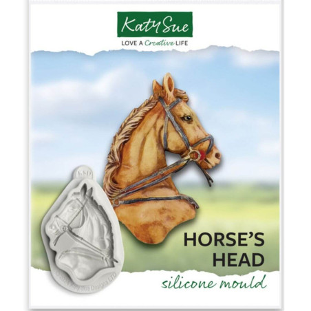 Katy processa molde de silicone de cabeça de cavalo | Design de bolo