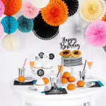 decoração de mesa de prata